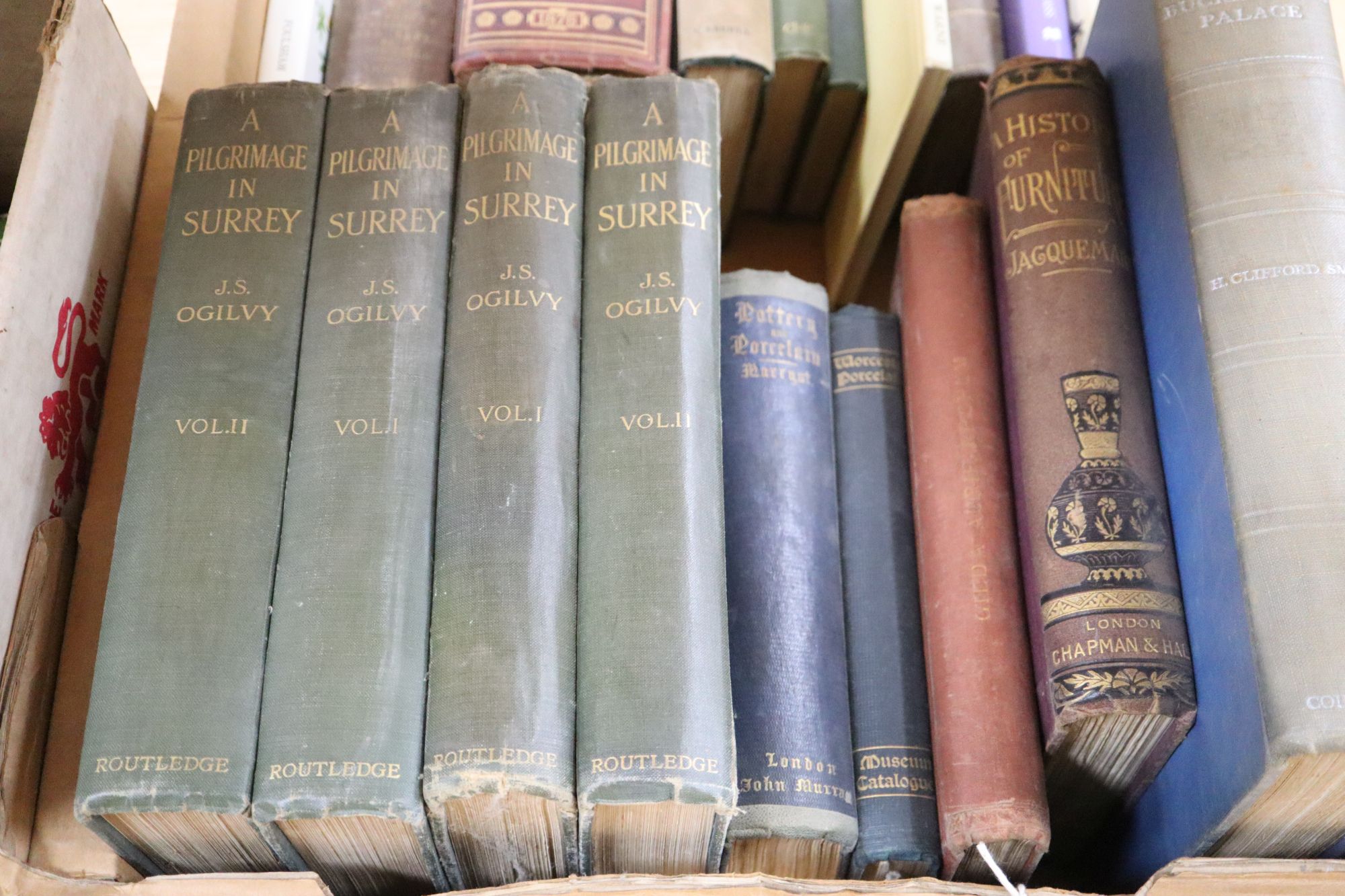 Miscellaneous books including Old English Furniture, The Rolls Royce Motor Car, The Age of Rococo, Coins of England, etc.